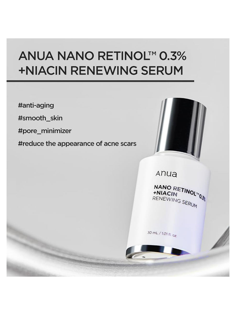 Anua Retinol 0.3% + Niacin Renewing Serum 30Ml