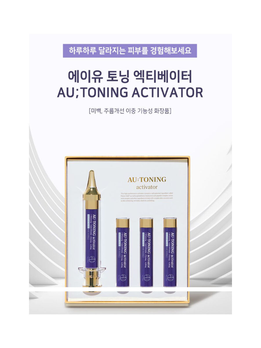 Au Labs AU: Toning Activator 10ml x 4ea Firming Lifting Wrinkle