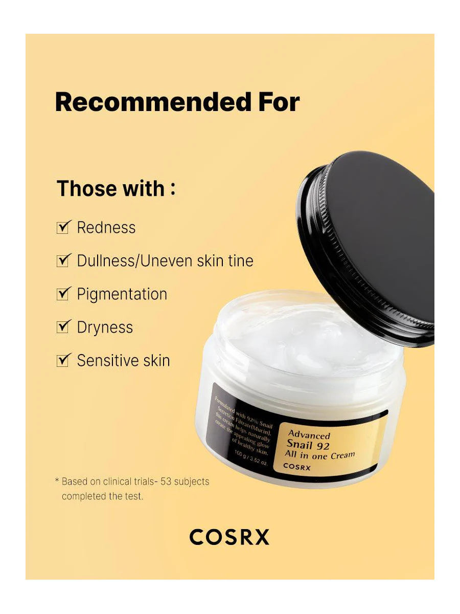 [COSRX] Advanced Snail 92 All in one Cream (100g/3.52fl.oz)