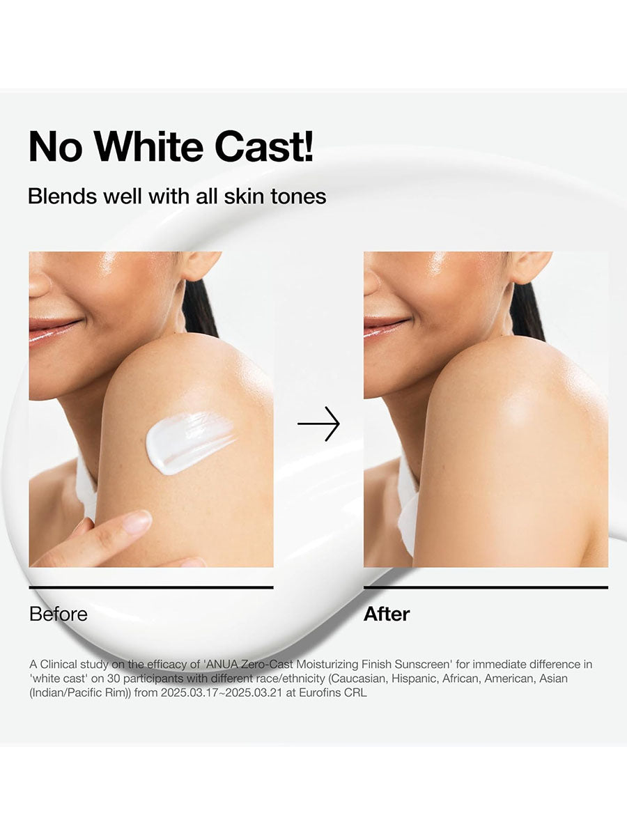 [Anua] Zero-Cast Moisturizing Finish Sunscreen (50ml/1.69fl.oz)