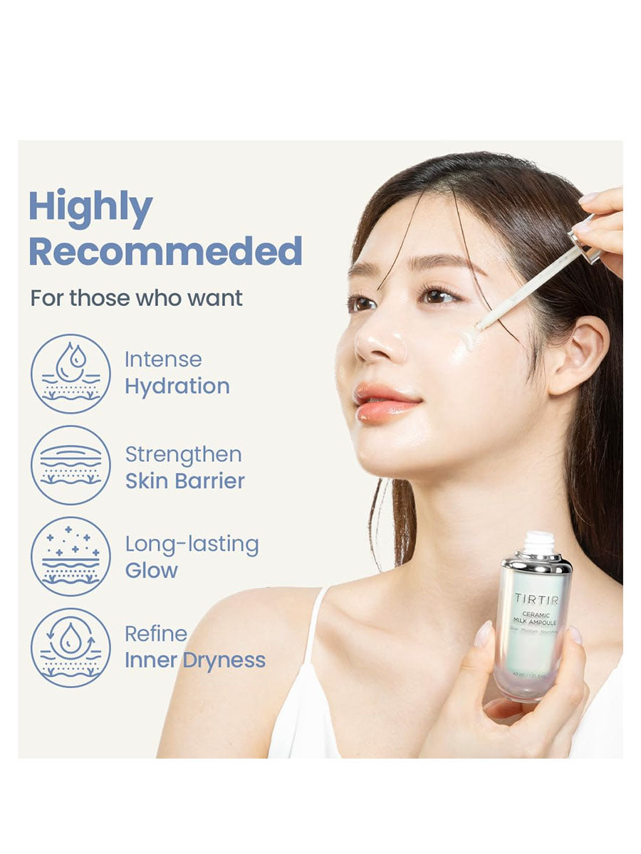 [TIRTIR] Ceramic Milk Ampoule (40ml/1.35fl.oz)