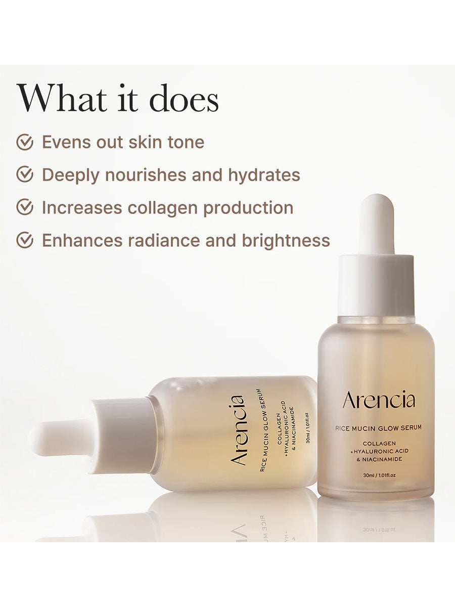 [Arencia] Rice Mucin Glow Serum (30ml/1.01fl.oz)