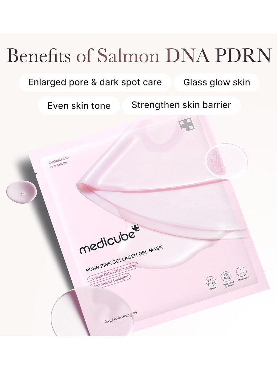 [medicube] Salmon DNA PDRN pink collagen jelly gel mask