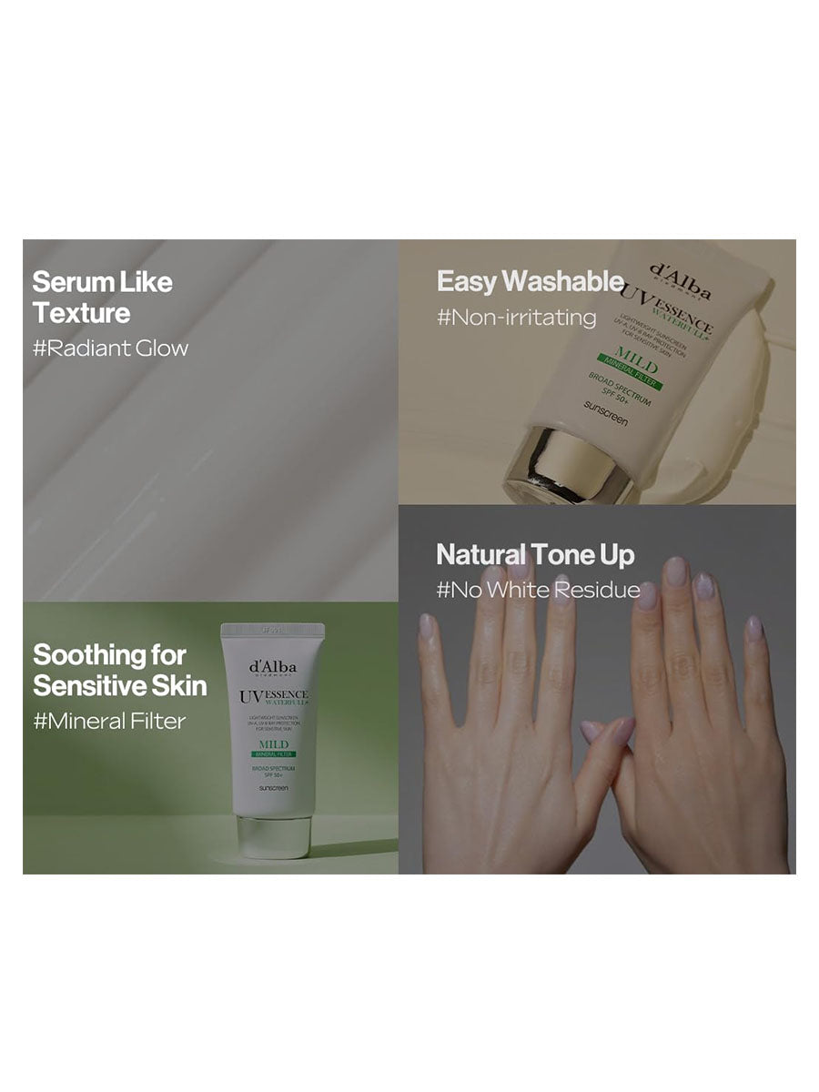 [d'Alba] Waterfull Mild Sun Cream (50Ml/1.69fl.oz)