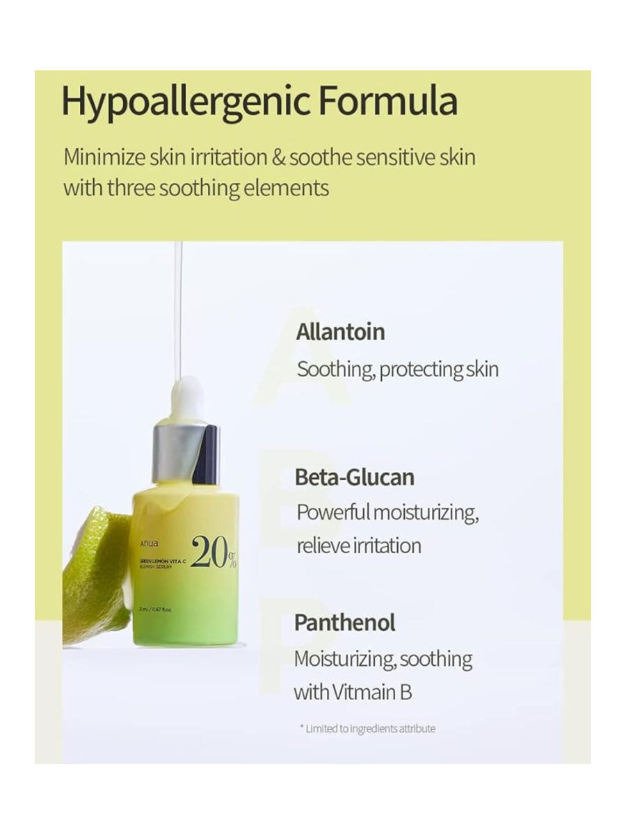 [Anua] Green Lemon Vitamin C Serum (20g/0.70floz)