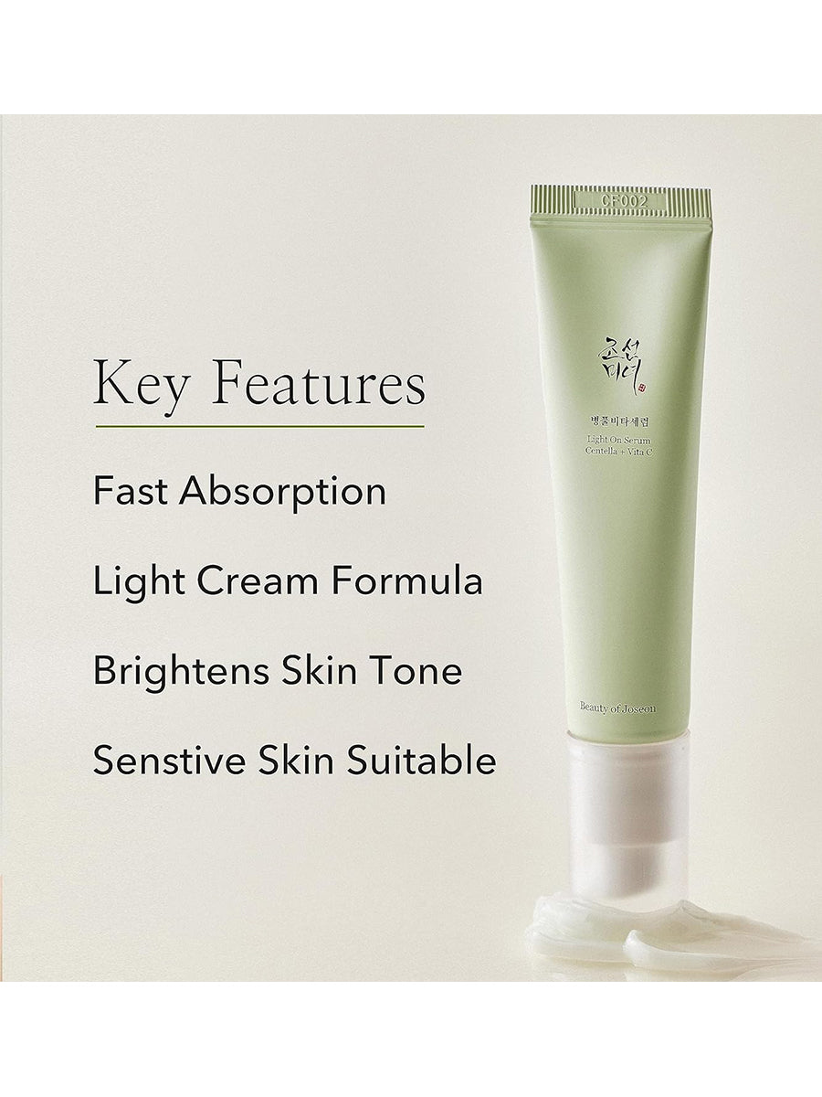 [Beauty of Joseon] Light On Serum Centella + Vita C (30ml/1.01fl.oz)