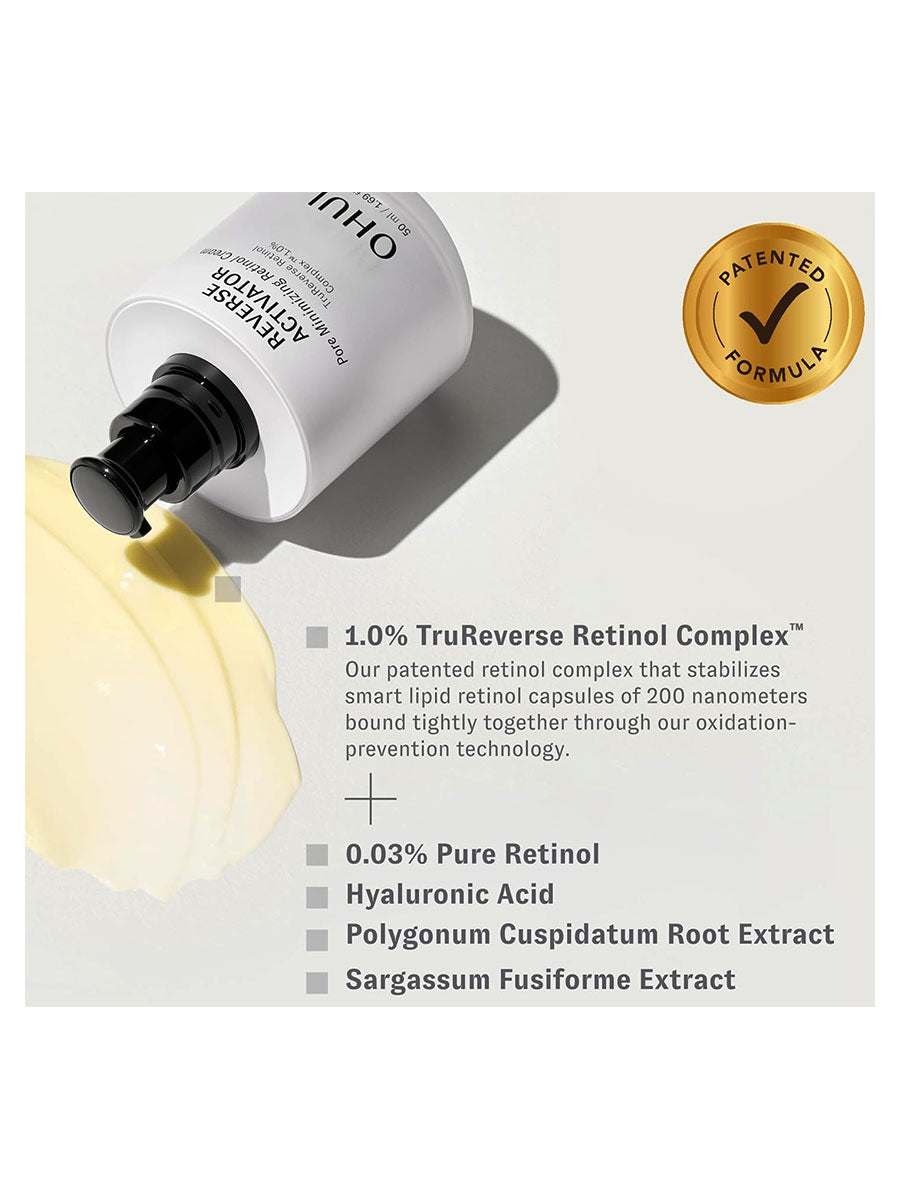 [OHUI] Reverse Activator Pore Minimizing Retinol Cream (50ml/1.69fl.oz)