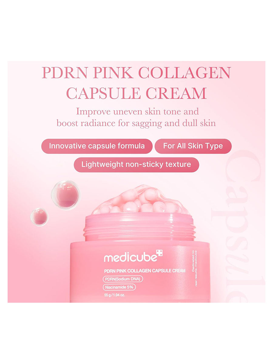 [medicube] Salmon DNA PDRN Pink Collagen Capsule Cream (55g/1.94fl.oz)