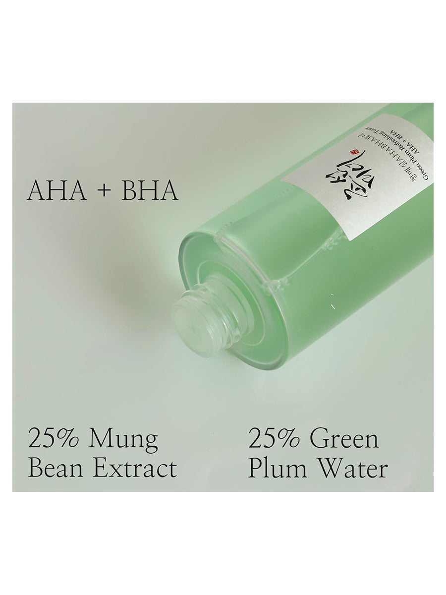 [Beauty of Joseon] Green Plum Refreshing Toner: AHA + BHA (150ml/5.07fl.oz)