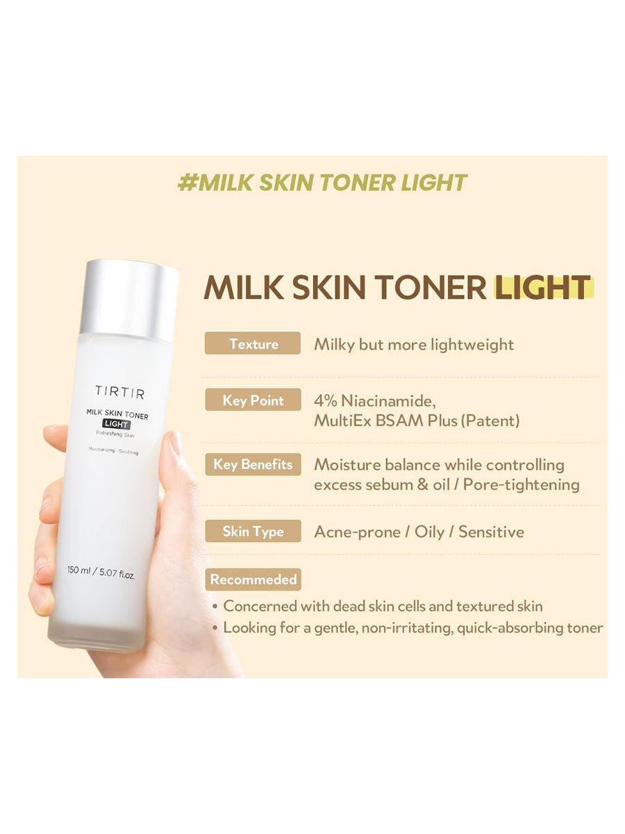 [TIRTIR] Milk Skin Rice Toner Light (150ml.5.7fl.oz)