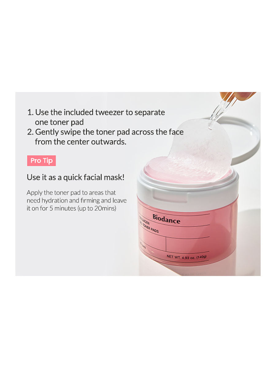[Biodance] Collagen Gel Toner Pads (60Pads)