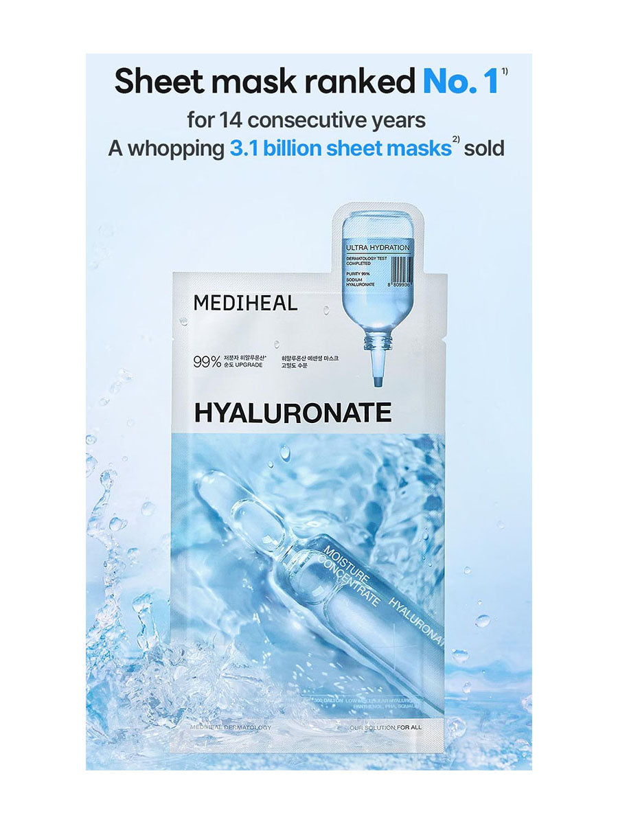 [MEDIHEAL] Hyaluronagte Essential Mask (1Pcs Or 1Box(10Pcs)