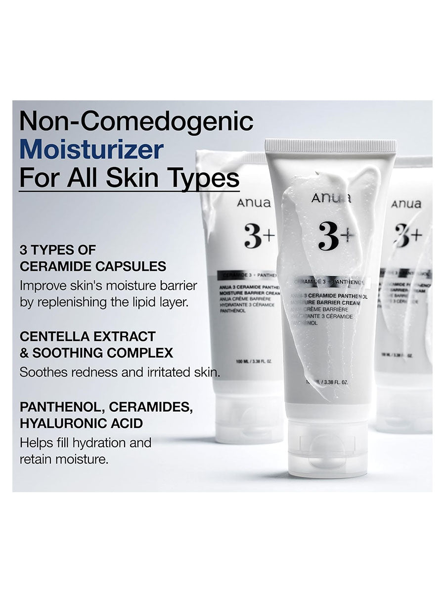 [Anua] 3 Ceramide Panthenol Moisture Barrier Cream (100Ml/3.38fl.oz)
