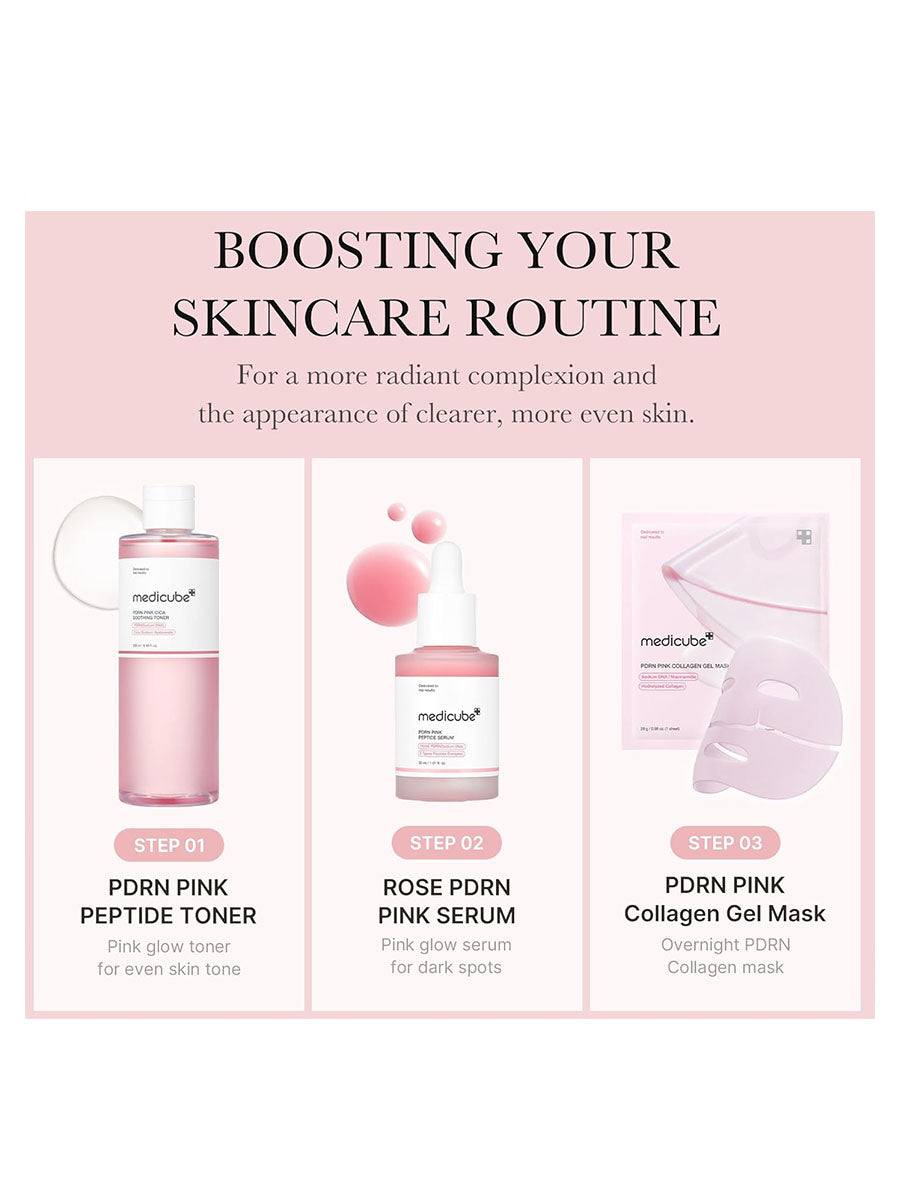 [medicube] Salmon DNA PDRN Pink CICA Soothing Toner (250ml/8.45fl.oz)