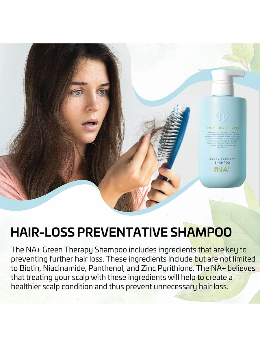 [The Na+] Green Therapy Premium Set (Shampoo 500ML X2Ea + Treatment 300ML)