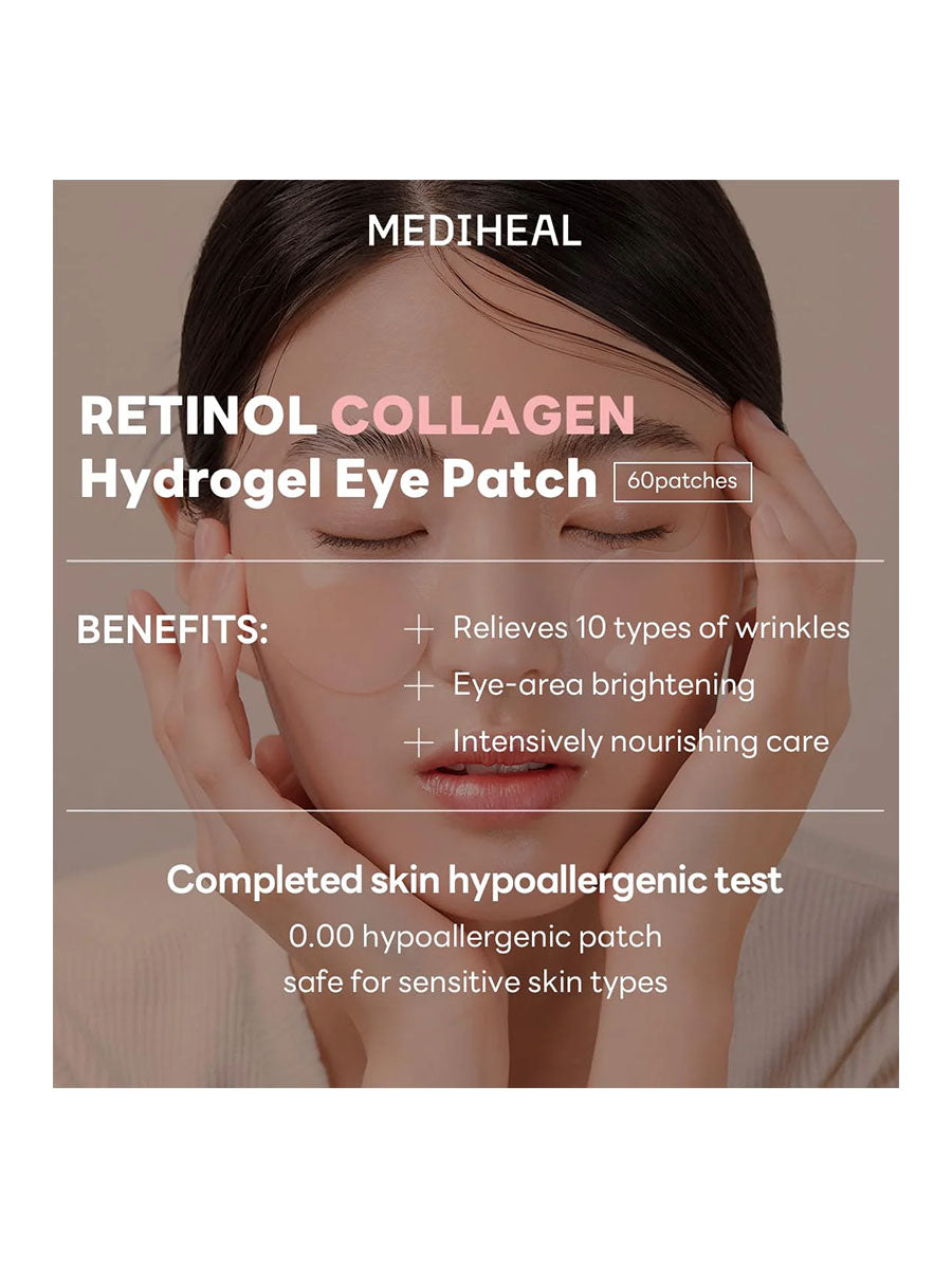 [MEDIHEAL] Retinol Collagen Eye Ampoule Patch (60Pcs)