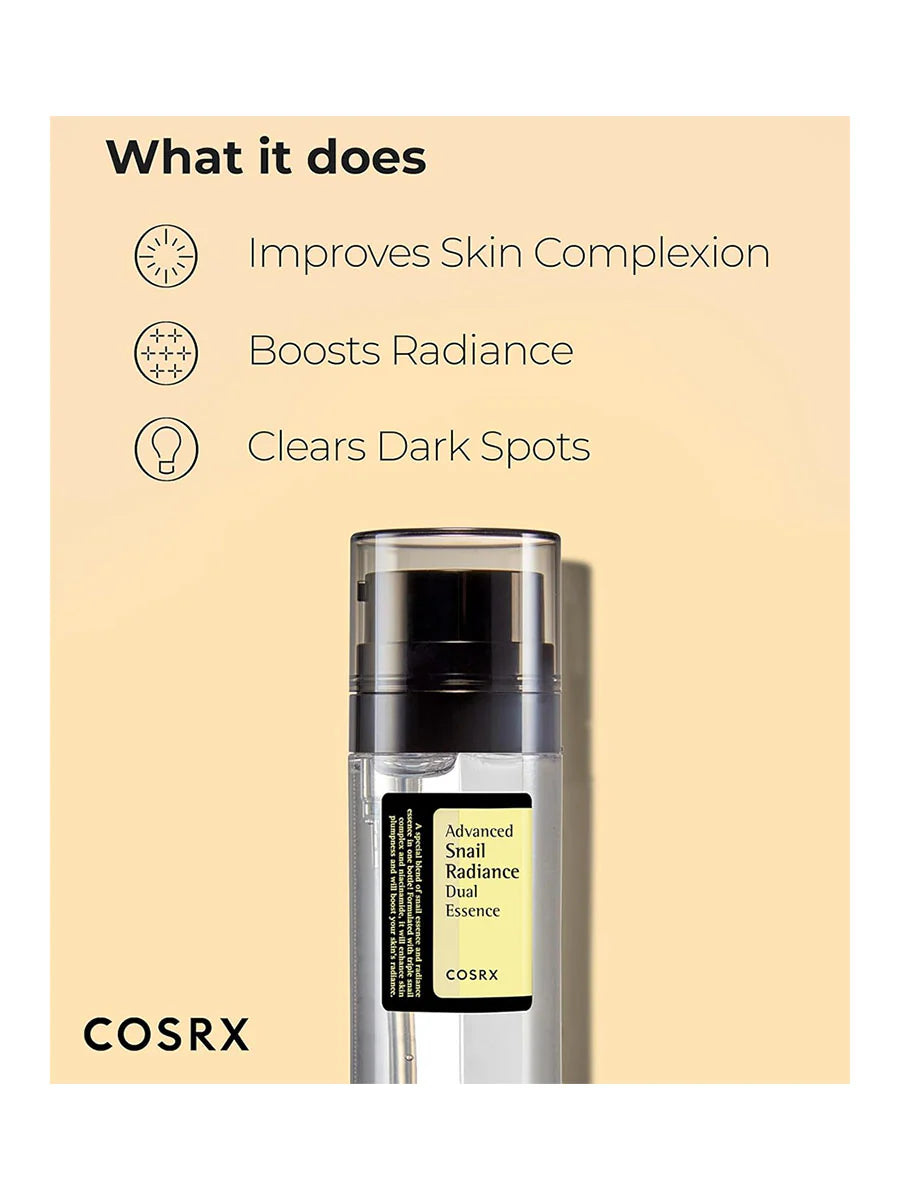 [COSRX] Advanced Snail Radiance Dual Essence (80Ml/2.70fl.oz)